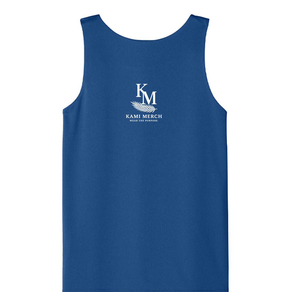 True Royal/ White - YST551 - BACK