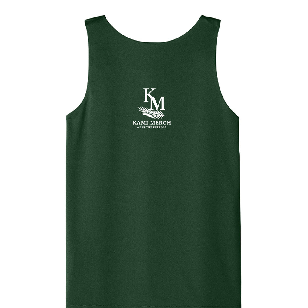 Forest Green/ White - YST551 - BACK