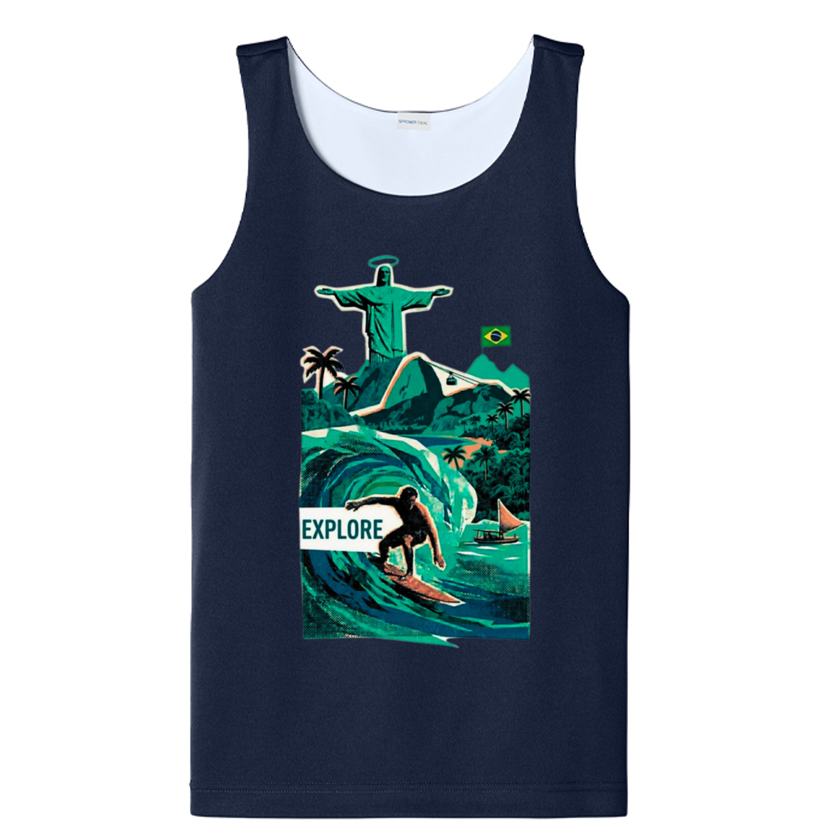 True Navy/ White - YST551 - FRONT