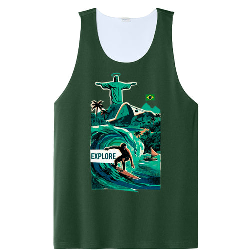 Forest Green/ White - ST551 - FRONT